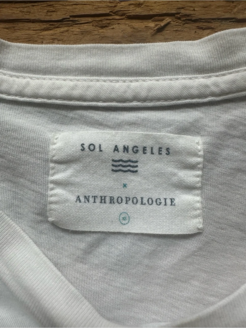 Sol Angeles x Anthropologie White and Floral Graphic Tee - Women’s Medium